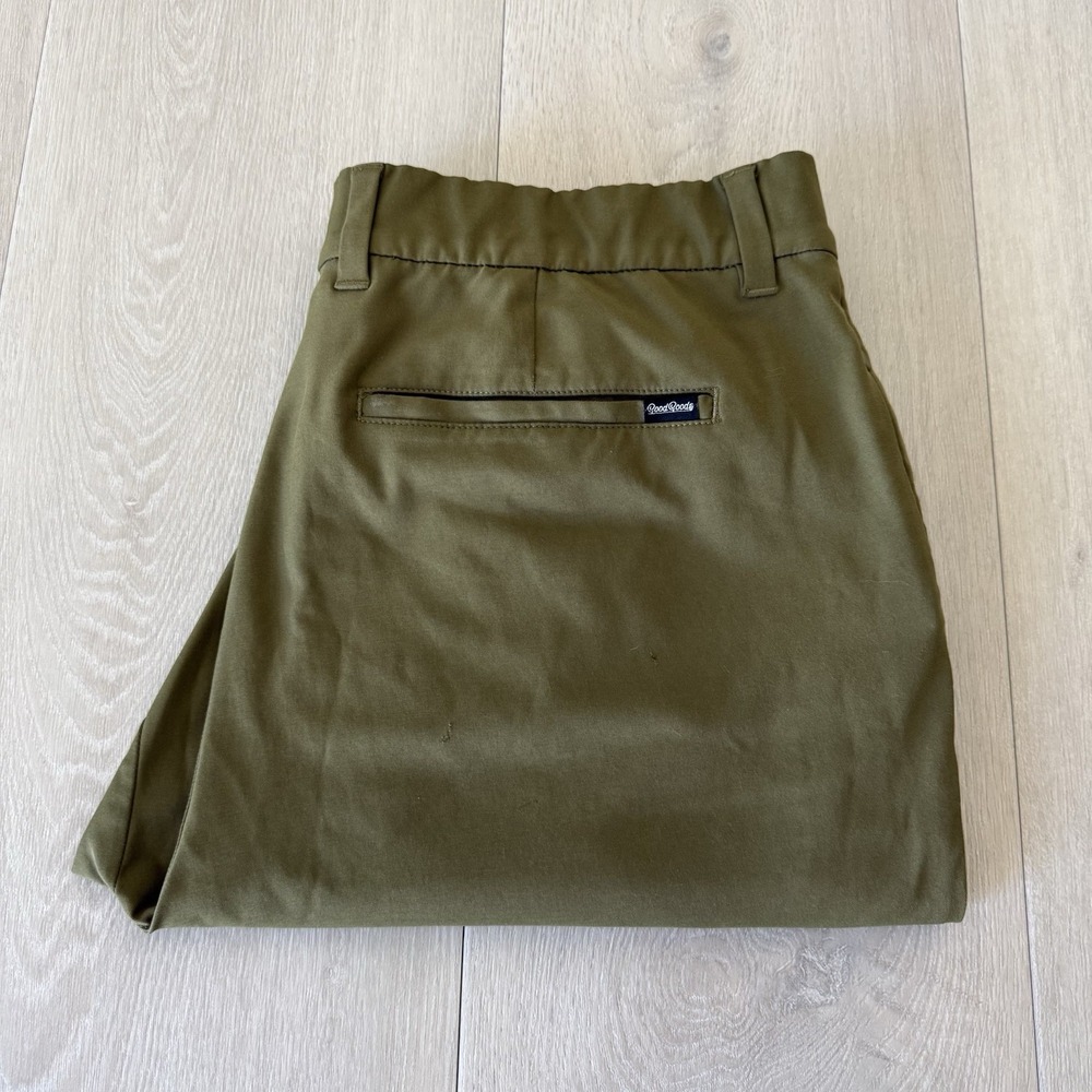 Good Good Golf Jogger Pants Mens Size 34 Olive Green Performance Sports